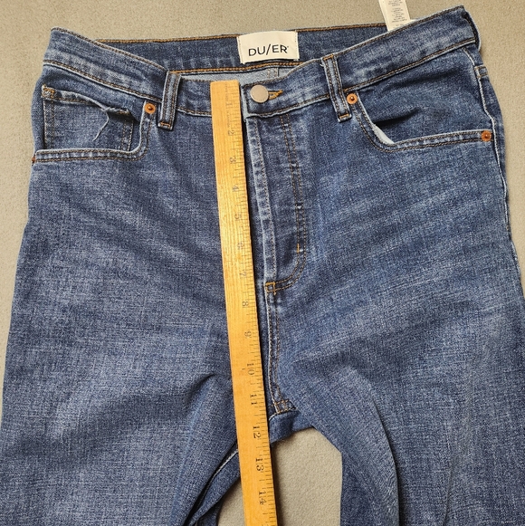Duer Women’s Jeans High Rise Straight Blue Sz 30 - Picture 11 of 14